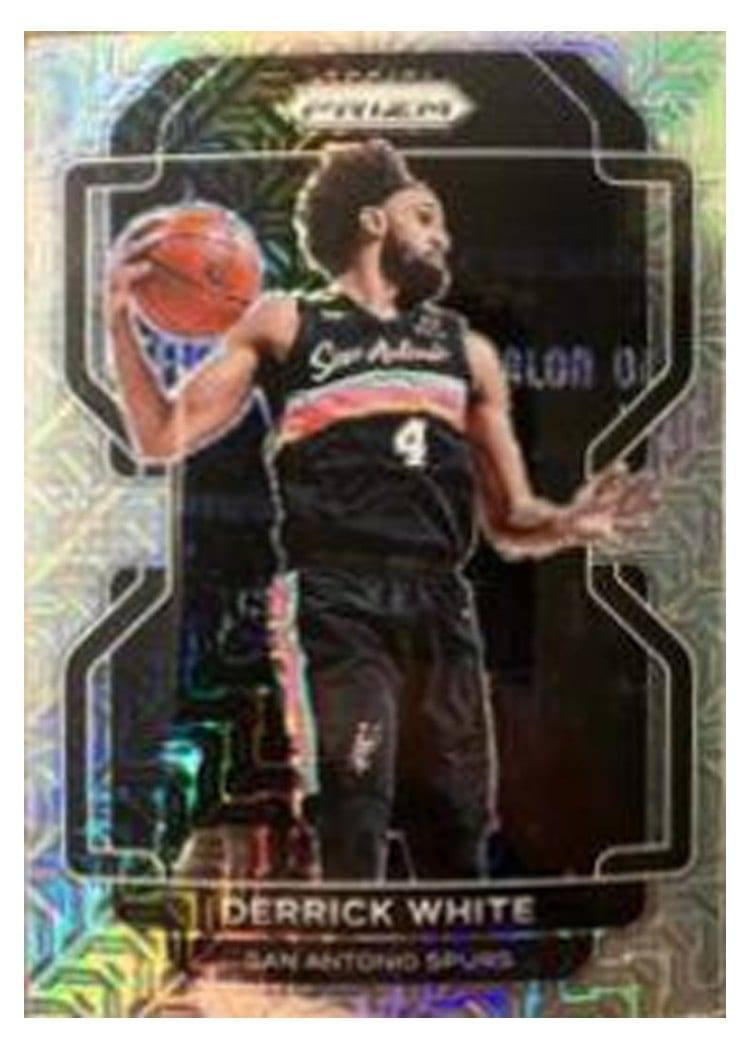 2021-22 Panini Prizm Base Set Derrick White #19 card