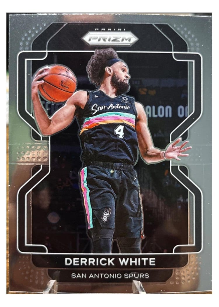 2021-22 Panini Prizm Base Set Derrick White #19 card