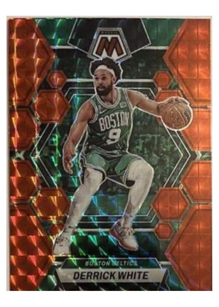 2022-23 Panini Mosaic Base Set Derrick White Red #122 card