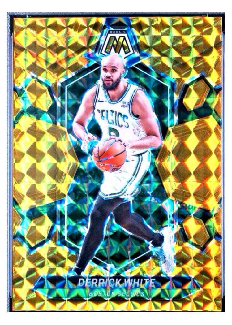 2023-24 Panini Mosaic Base Set Derrick White #166 card