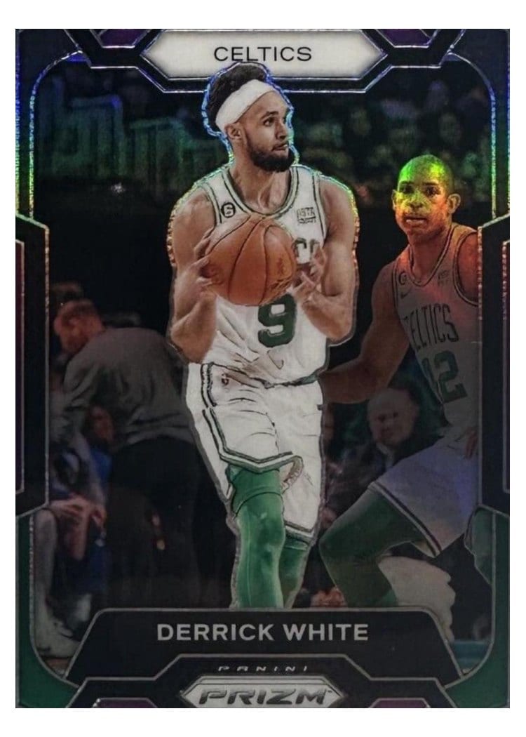 2023-24 Panini Prizm Base Set Derrick White Purple #229 card