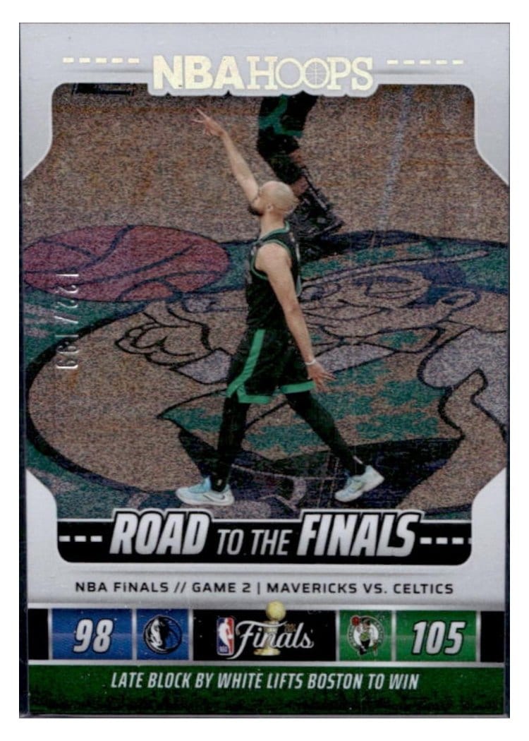 2024-25 Hoops Road to the Finals NBA Championship Derrick White #3 card