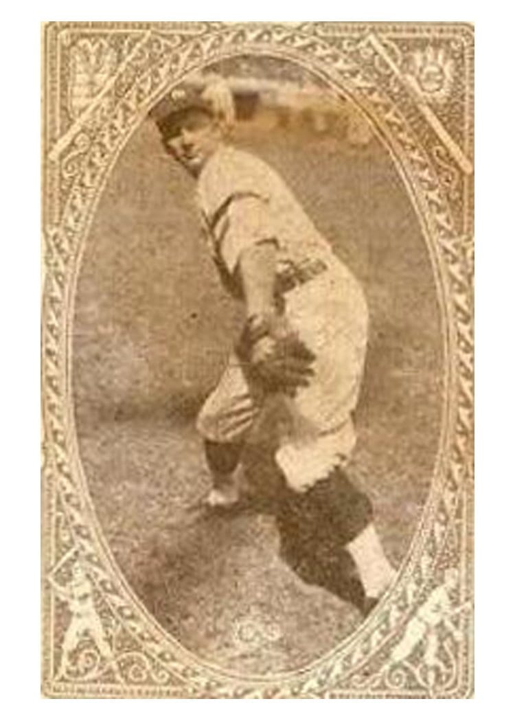 1922 E120 American Caramel Derrill Pratt card