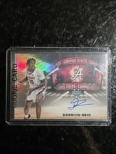 2024-25 Bowman University Chrome Campus Visits Autographs Derrion Reid #CVA-DR card