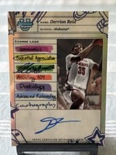 2024-25 Bowman University Chrome Course Load Autographs Derrion Reid #CLA-DR card
