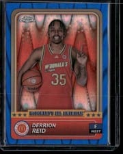 2024 Topps Chrome McDonald's All-American Base Set Derrion Reid #91 card