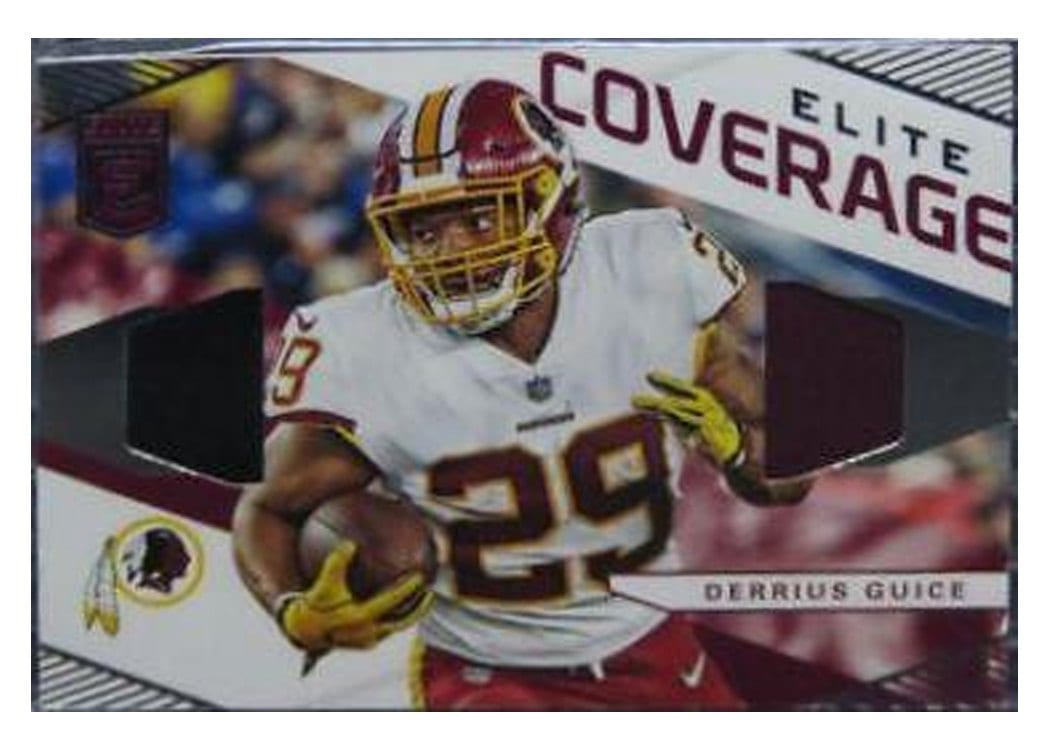 2019 Donruss Elite Elite Coverage Derrius Guice #EC-24 card