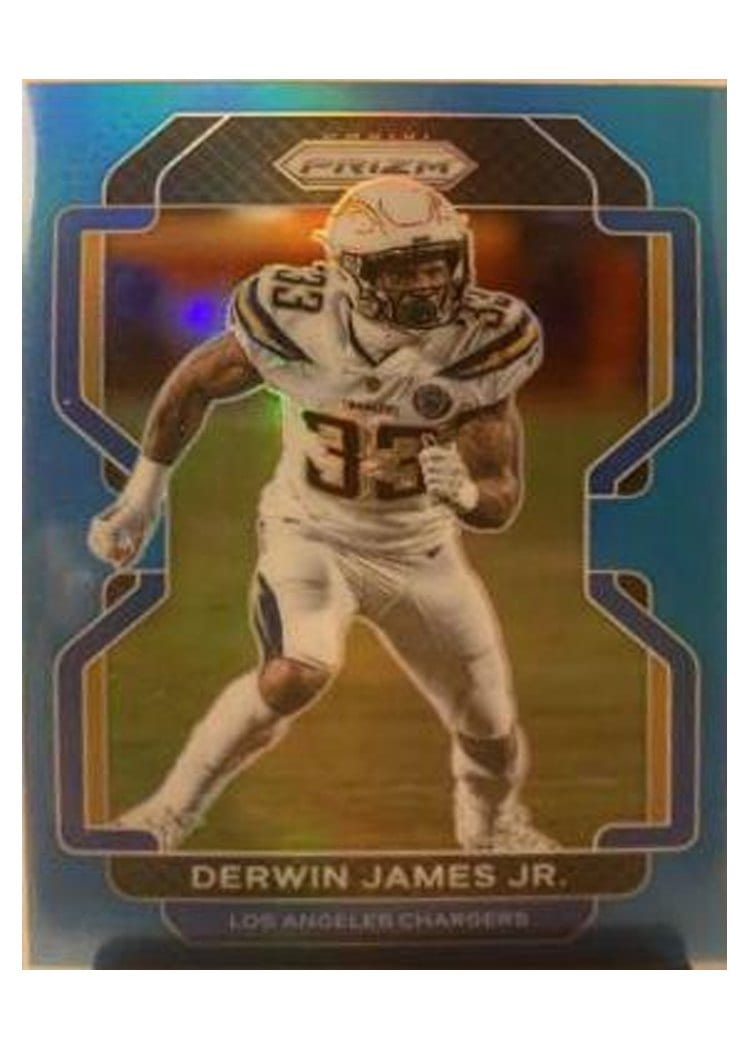 2021 Panini Prizm Base Set Derwin James Jr. #173 card