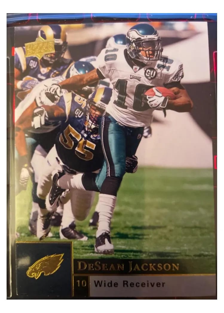 2009 Upper Deck Desean Jackson #144 card