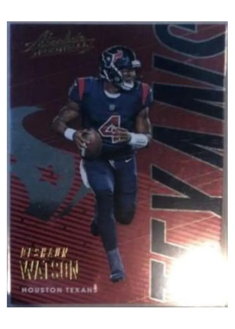 2018 Panini Absolute Deshaun Watson Spectrum Red #39 card