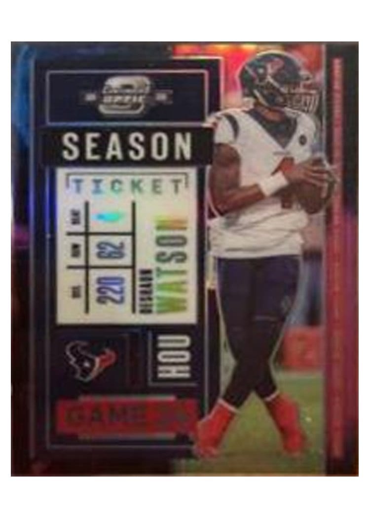 2020 Panini Contenders Optic Deshaun Watson #23 card