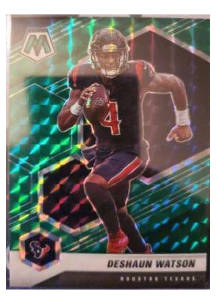 2021 Panini Mosaic Base Set Deshaun Watson Green Mosaic #85 card
