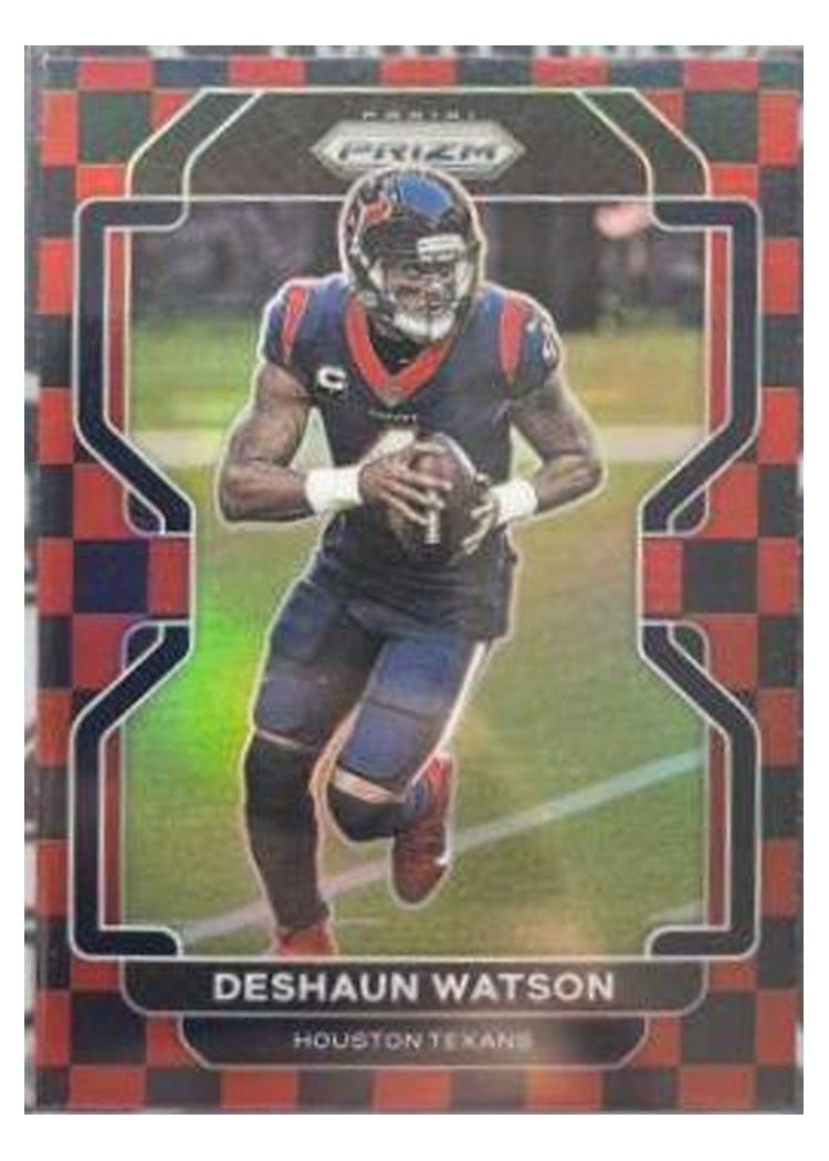 2021 Panini Prizm Base Set Deshaun Watson Red Prizm #36 card