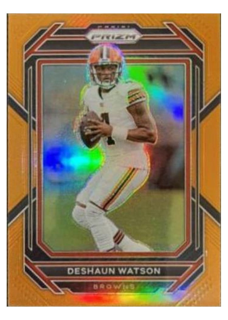 2022 Panini Prizm Base Set Deshaun Watson Orange #66 card