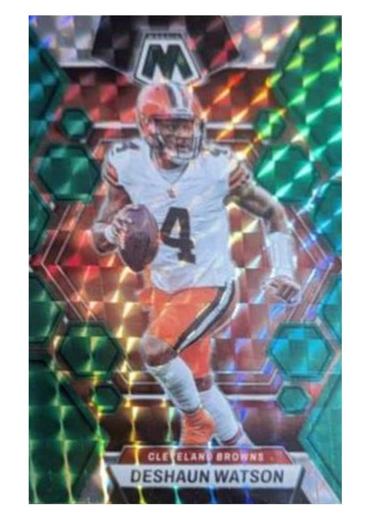 2023 Panini Mosaic Base Set Deshaun Watson Green #48 card