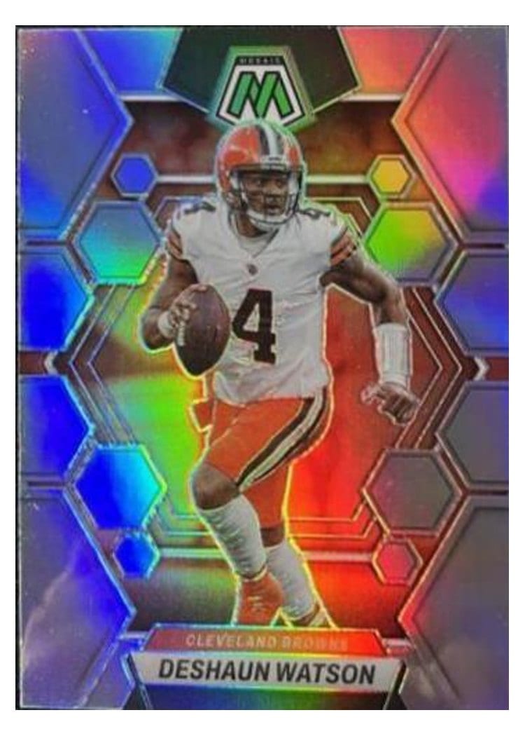 2023 Panini Mosaic Base Set Deshaun Watson Silver #48 card