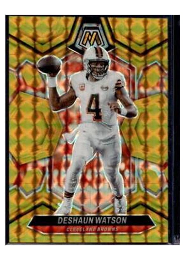 2024 Panini Mosaic Base Set Deshaun Watson Gold #50 card