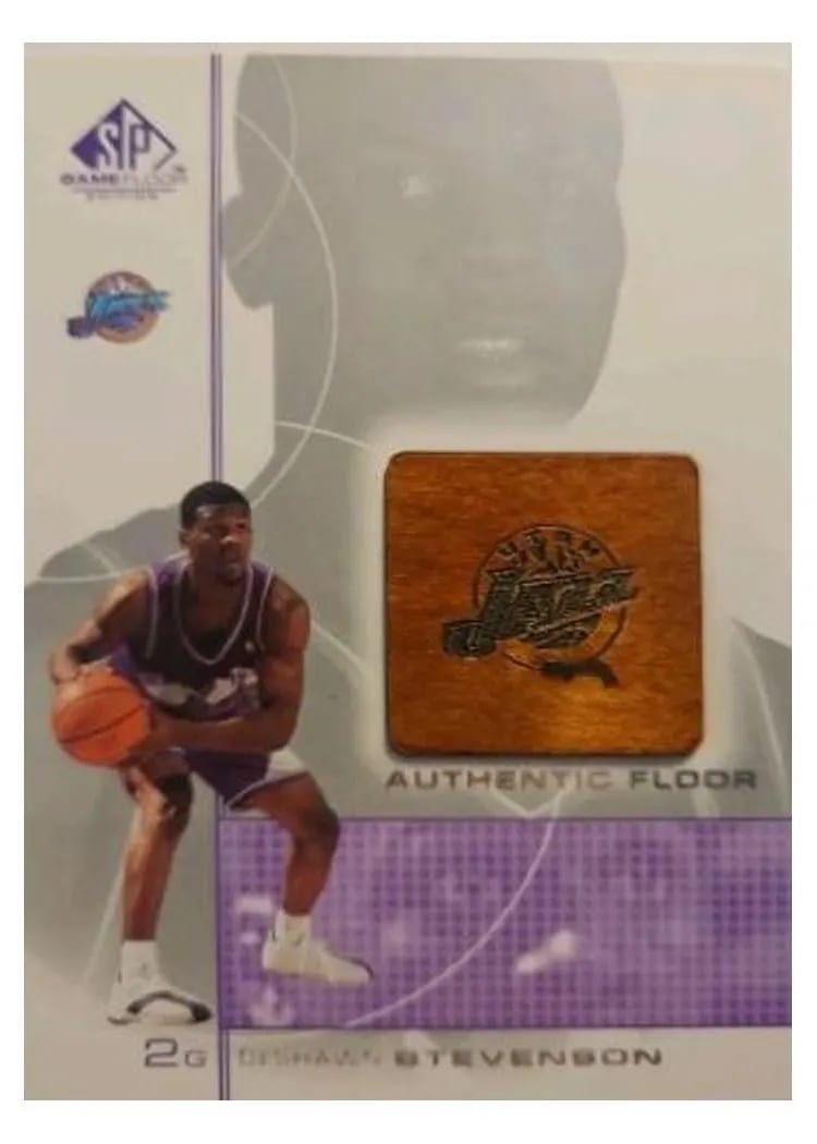 2001 SP Game Floor DeShawn Stevenson #DS card