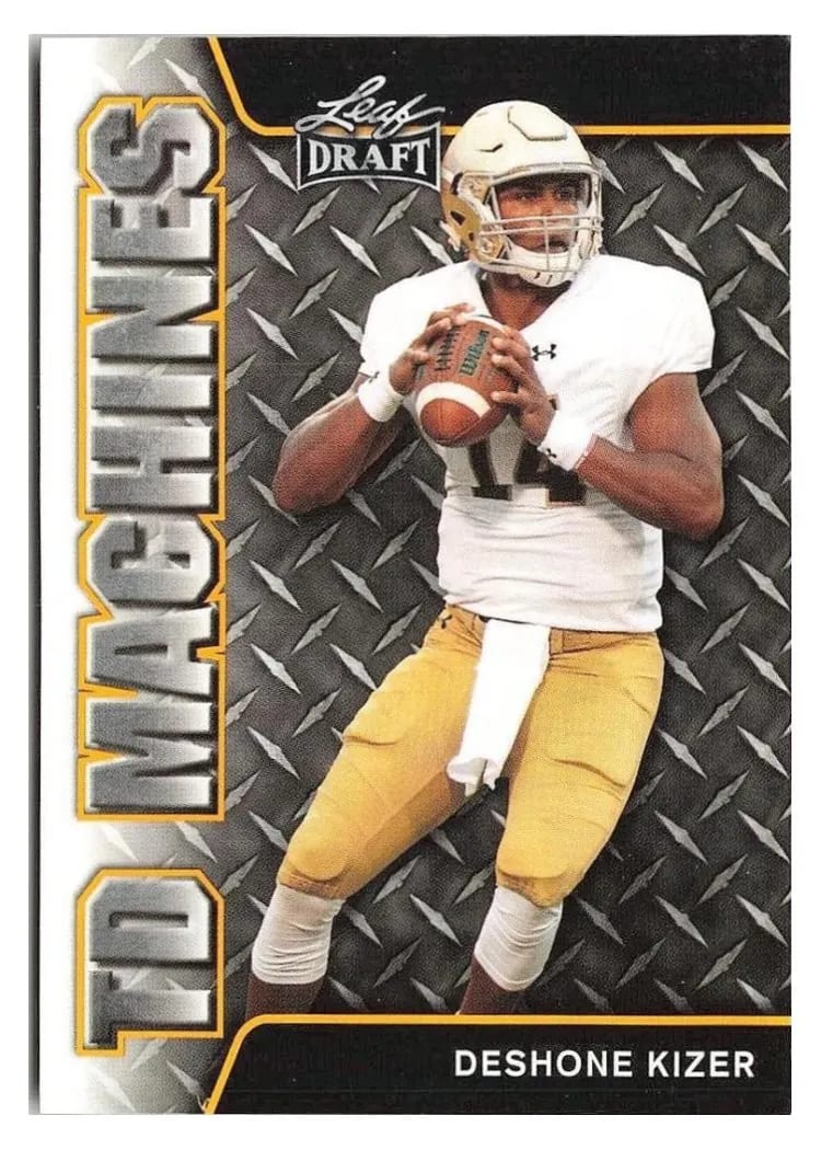 2017 Leaf Draft TD Machines DeShone Kizer #TD-08 card