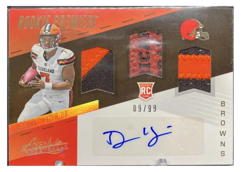 2017 Panini Absolute DeShone Kizer #223 card