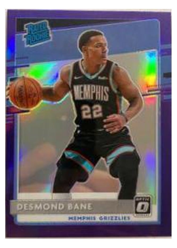2020-21 Donruss Optic Base Set Desmond Bane #180 card