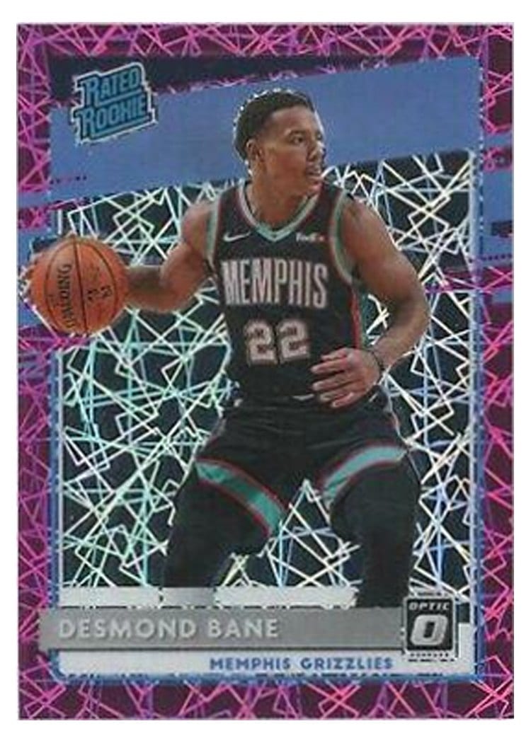 2020-21 Donruss Optic Base Set Desmond Bane Pink Velocity #180 card