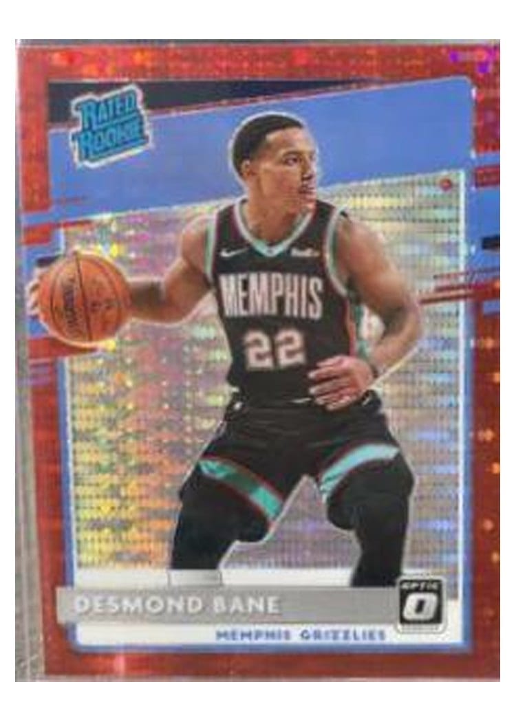 2020-21 Donruss Optic Base Set Desmond Bane Red Pulsar #180 card