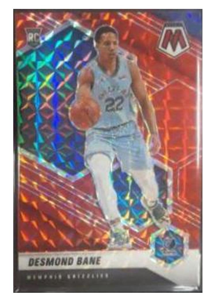 2020 Panini Mosaic Desmond Bane #211 card