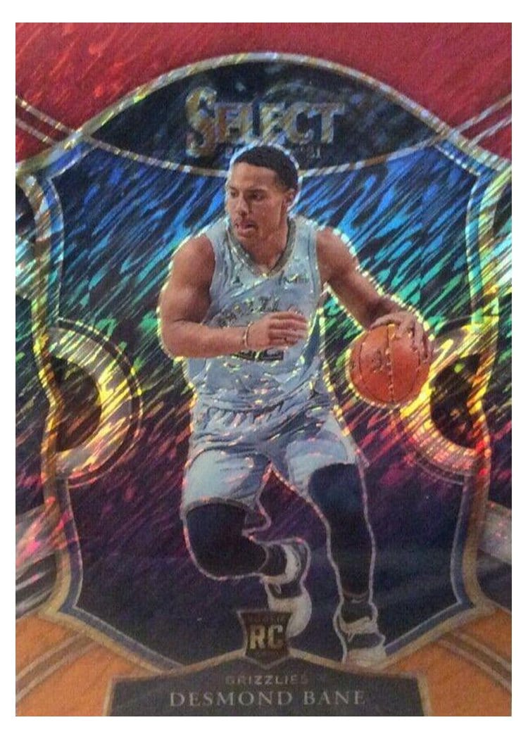 2020 Panini Select Desmond Bane #90 card