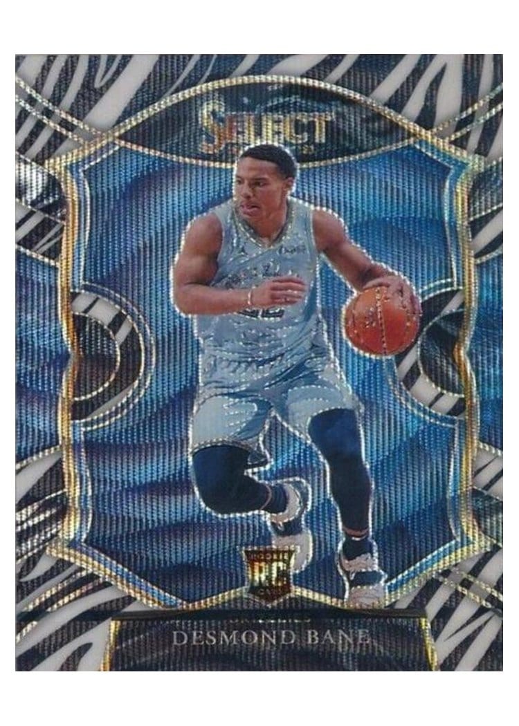 2020 Panini Select Desmond Bane Zebra Prizm #90 card
