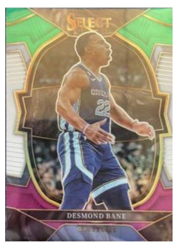 2022-23 Panini Select Base Set Desmond Bane Green White Purple Prizm #263 card