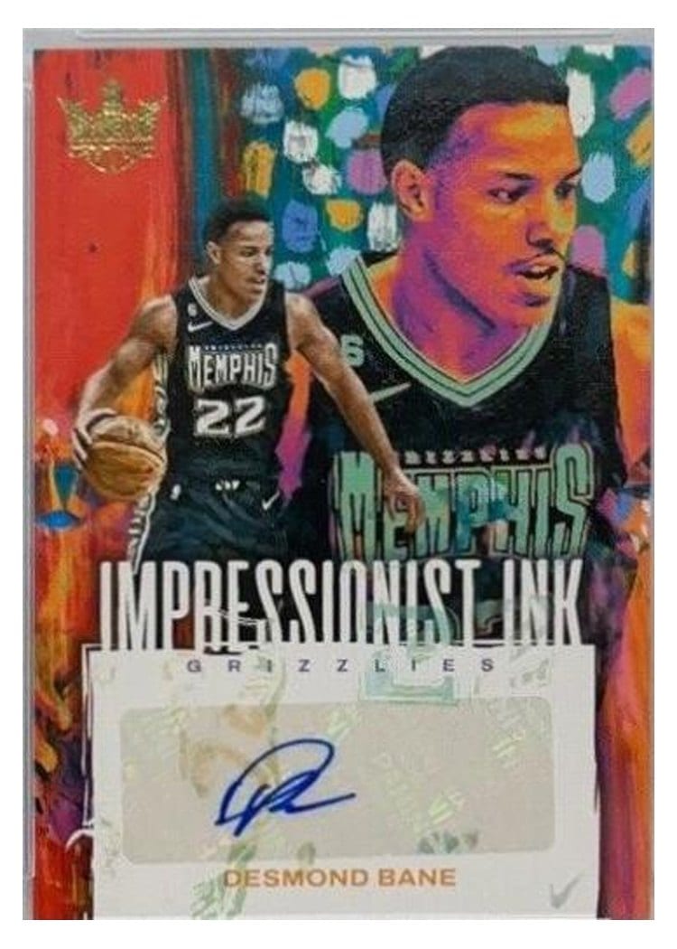 2023-24 Panini Court Kings Impressionist Ink Desmond Bane #II-DES card