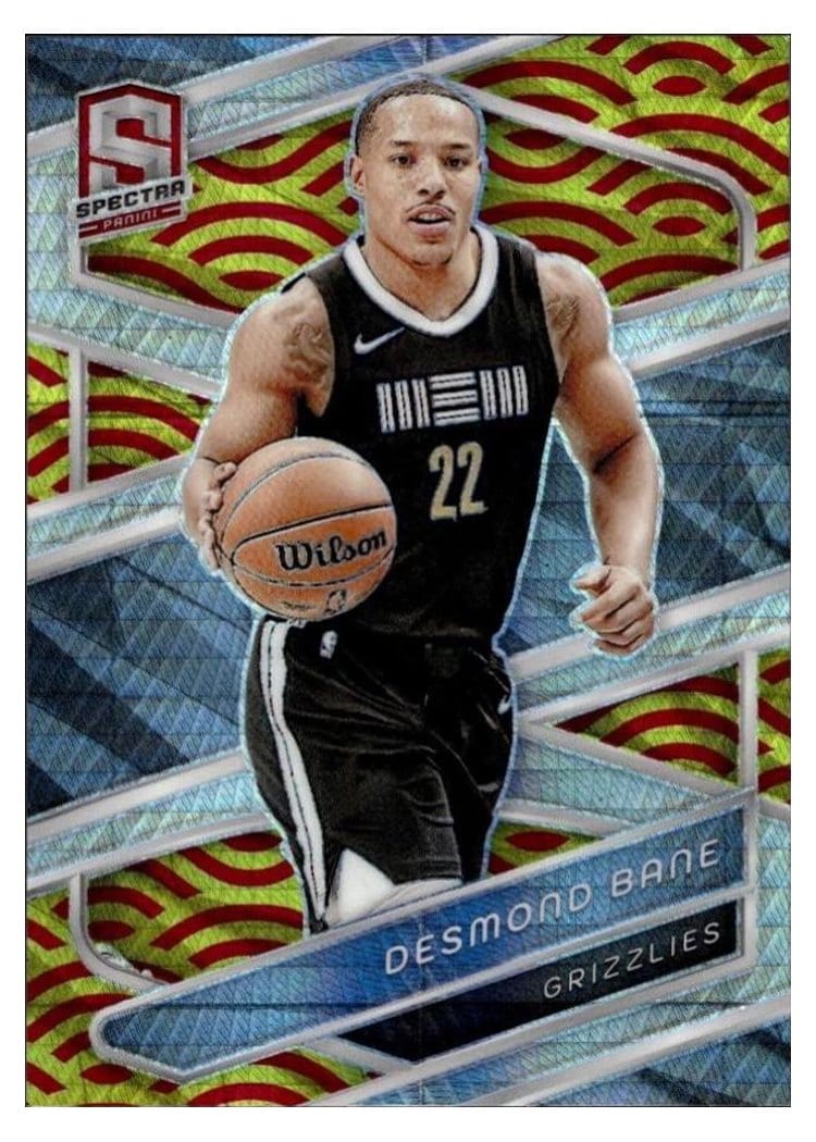 2023-24 Panini Spectra Base Set Desmond Bane Red Yellow International #69 card