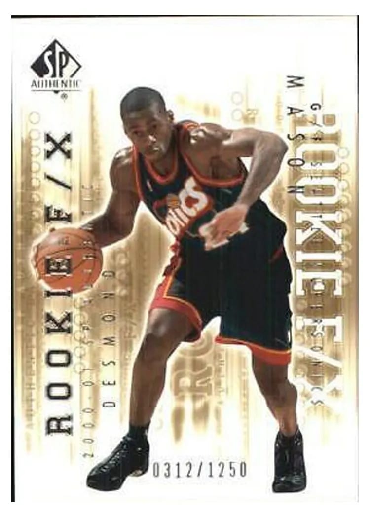 2000 SP Authentic Desmond Mason #107 card
