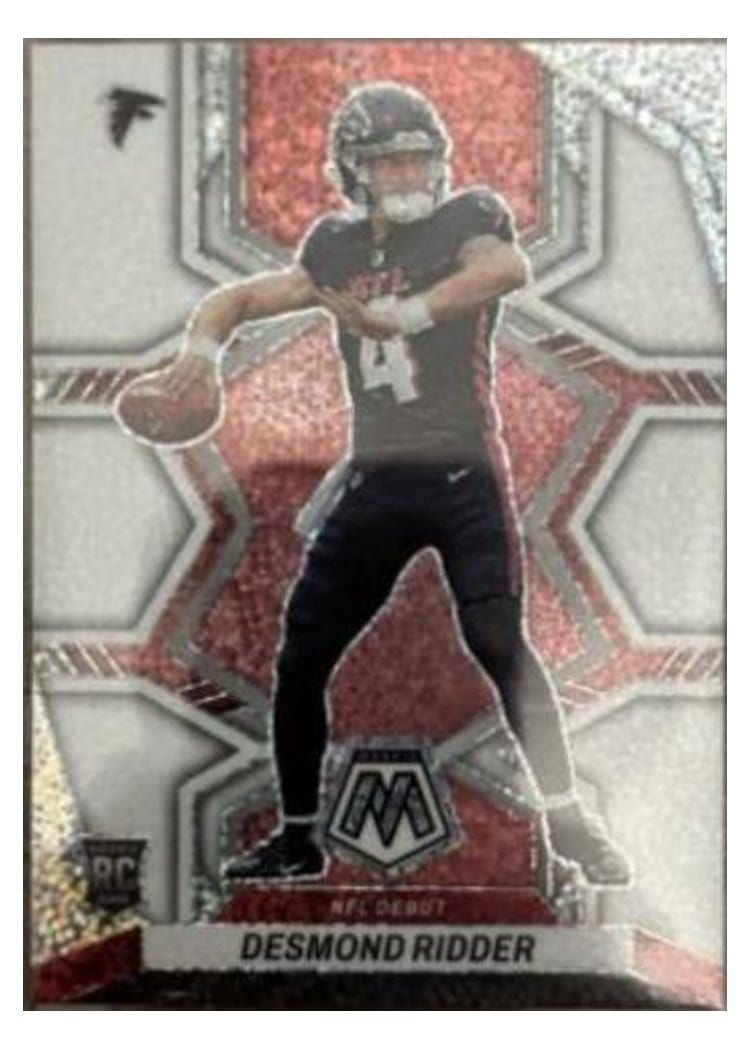 2022 Panini Mosaic Desmond Ridder White Sparkle #271 card