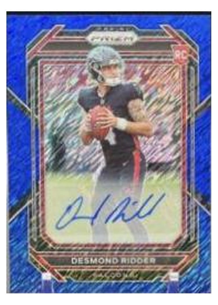 2022 Panini Prizm Desmond Ridder #302 card