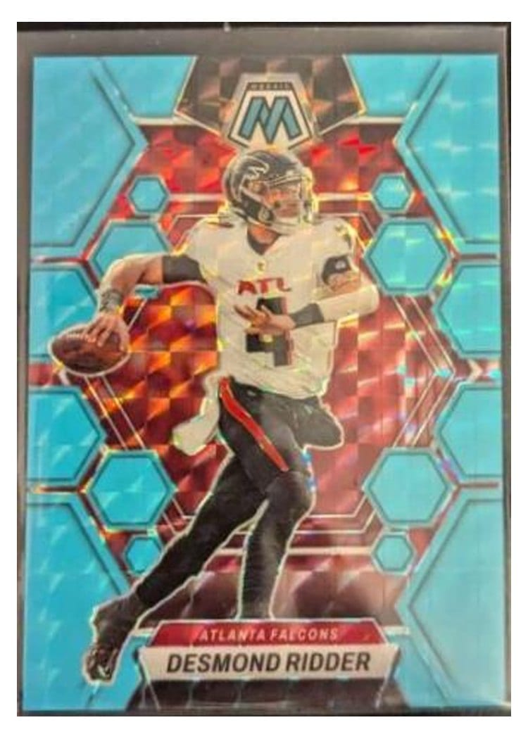 2023 Panini Mosaic Base Set Desmond Ridder Blue Fluorescent #6 card