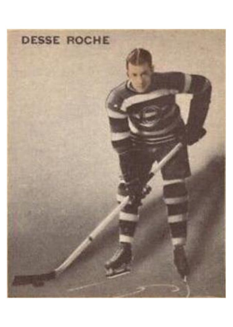 1933 World Wide Gum Ice Kings Desse Roche #70 card