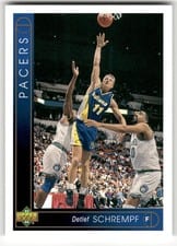 1993-94 Upper Deck Base Set Detlef Schrempf #104 card