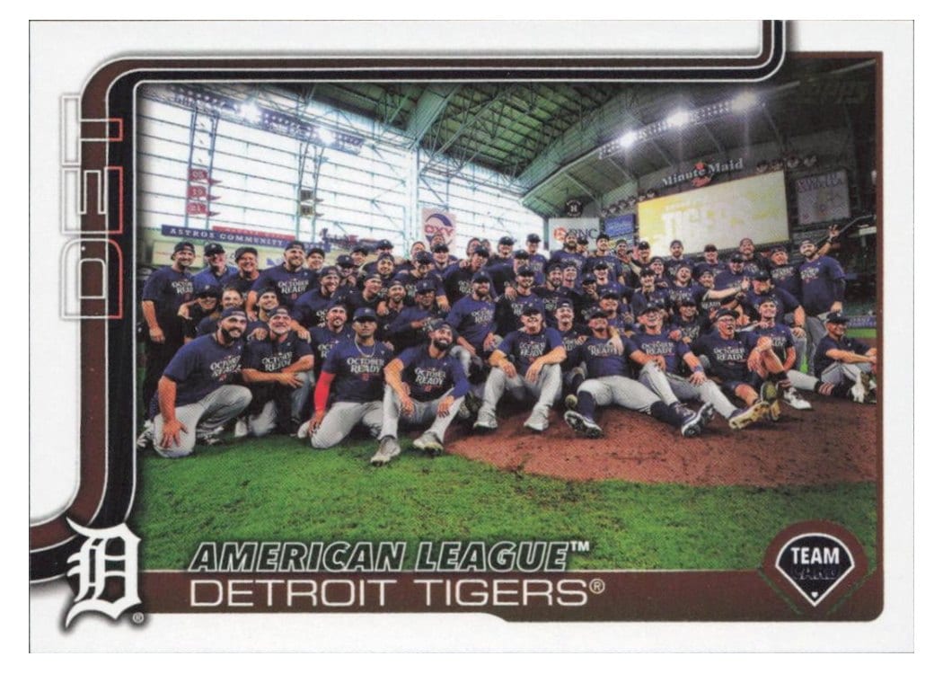 2025 Topps Base Set Detroit Tigers #34 card