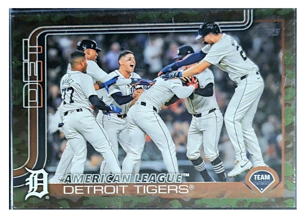 2025 Topps Base Set Detroit Tigers #34 card
