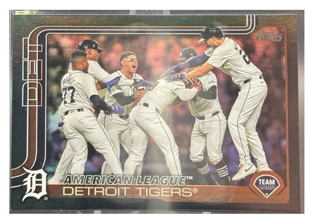 2025 Topps Base Set Detroit Tigers #34 card
