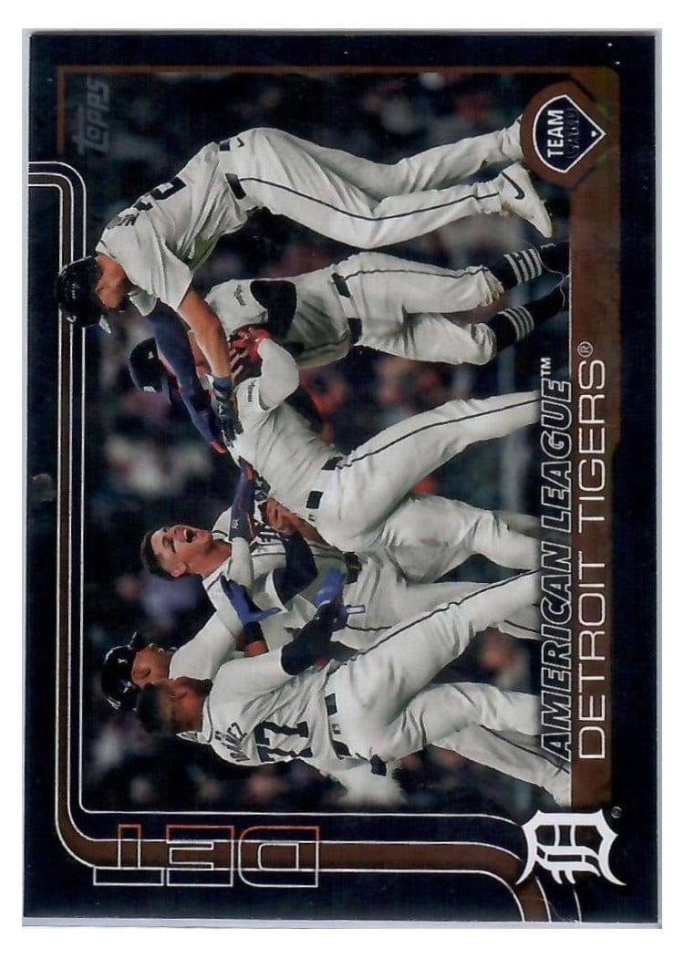 2025 Topps Base Set Detroit Tigers Black Diamante #34 card