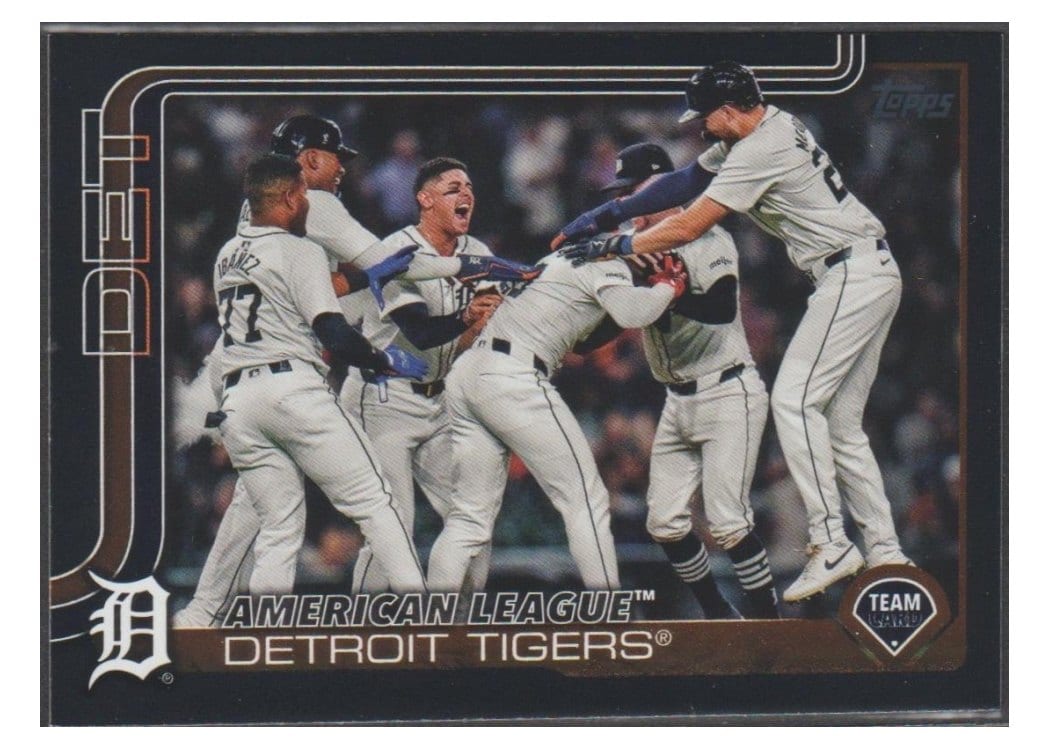 2025 Topps Base Set Detroit Tigers #34 card