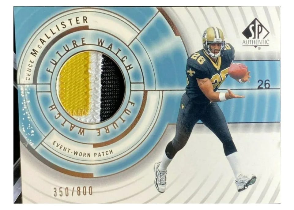 2001 SP Authentic Deuce McAllister #98 card