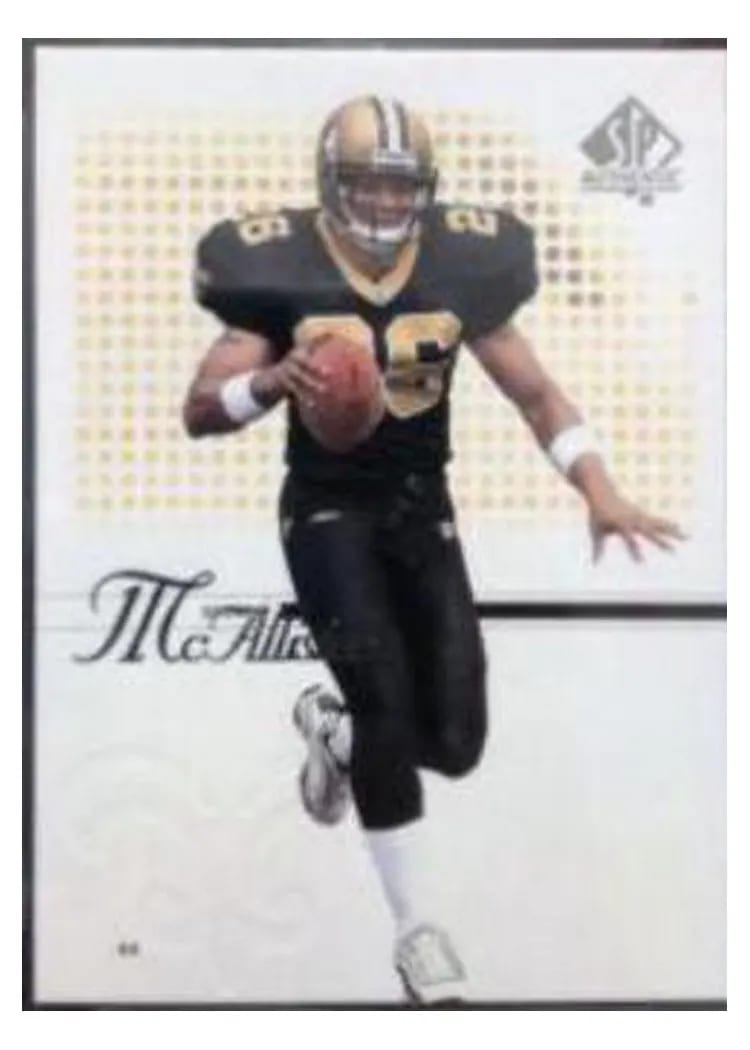 2002 SP Authentic Deuce McAllister #54 card