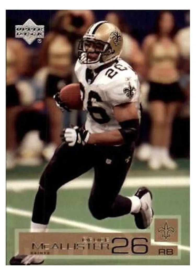 2002 Upper Deck Deuce McAllister #104 card