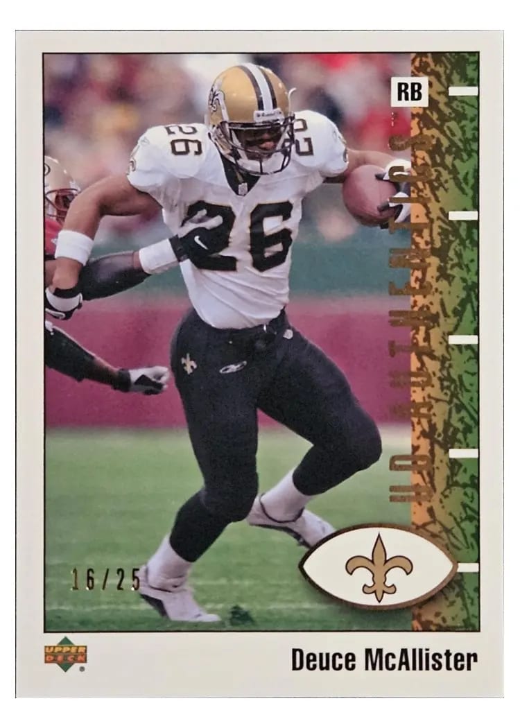 2002 Upper Deck Authentics Deuce McAllister #54 card