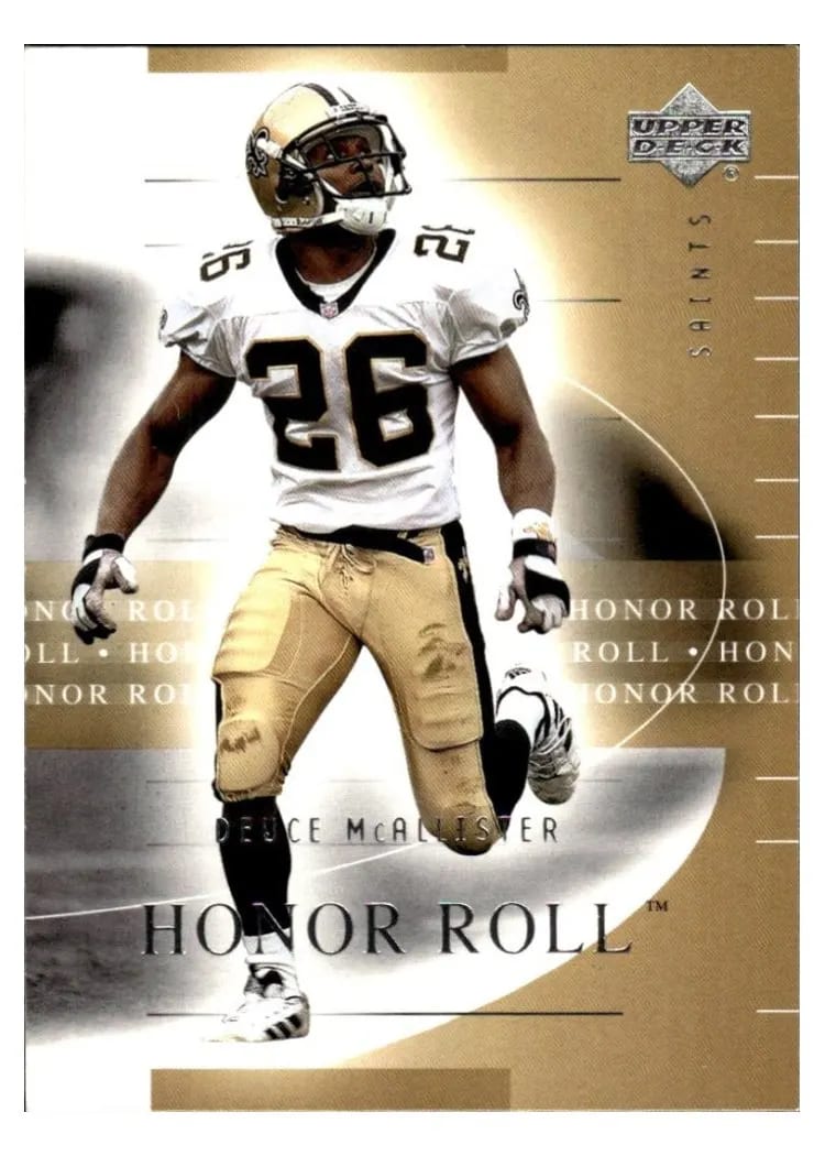 2002 Upper Deck Honor Roll Deuce McAllister #36 card