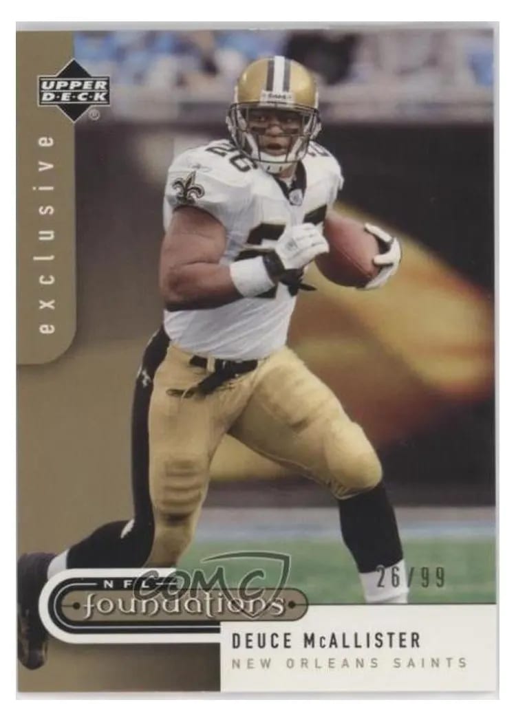 2005 Upper Deck Foundations Deuce McAllister #60 card